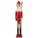 6' Gold Wood Christmas Nutcracker King Scepter