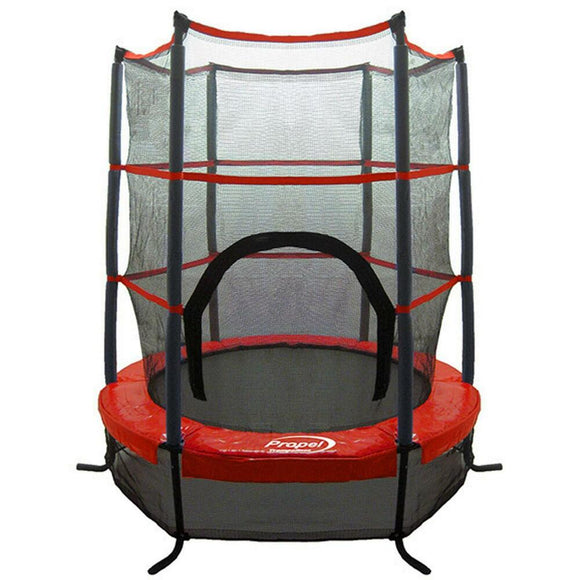 Propel Trampolines 55 inch Round Trampoline, Bungees Padded Safety Poles