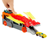 Hot Wheels City Battling Creature Transports with 20 Die-Cast Cars