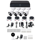 Lorex Fusion 4K 12-Channel 2TB Wired DVR System with 5 Cameras