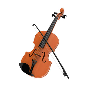 Hey! Play! Kid’s Toy Violin with 4 Adjustable Strings and Bow - Musical Sound
