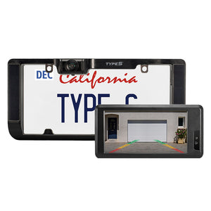 HD Solar-Powered Backup Camera with 6" HD Monitor and Adjustable Lens