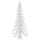 7’ LED Iced Winter Tree with 400 Warm White LED Lights