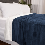 Kirkland Signature Plush Blanket, King or Queen Size Made from Fine Yarns