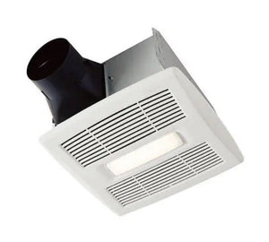 Broan White 80 CFM Ceiling Exhaust Bath Fan with LED Light