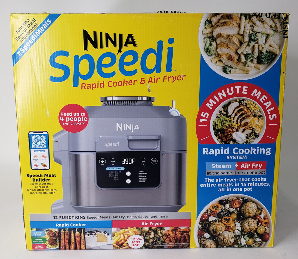 Ninja - Speedi Rapid Cooker & Air Fryer, 6-QT Capacity, 12-in-1