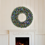 60" Micro LED Artificial Wreath, Color-Changing Radiant Micro LED Lights