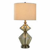 Stylecraft Torello Glass Table Lamp, 31” Tall Light