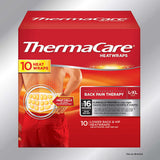 ThermaCare L/XL, 10 Heat Wraps Lower Back and Hip