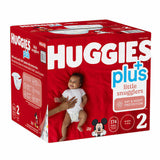 Huggies Little Snugglers Plus Baby Diapers Sizes 1 - 2