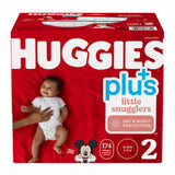 Huggies Little Snugglers Plus Baby Diapers Sizes 1 - 2