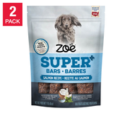 Zoe Super Bars Salmon Recipe, 2 / 2Lb Bags Protein-Packed Dog Treat