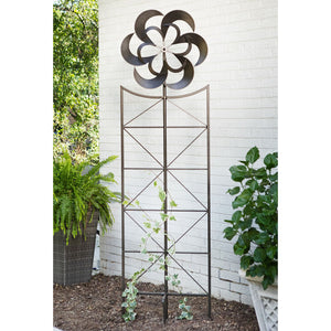 Stylecraft Trellis Wind Spinner, 23" W x 7.5" L x 84" H