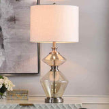 Stylecraft Torello Glass Table Lamp, 31” Tall Light