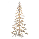 7’ LED Iced Winter Tree with 400 Warm White LED Lights