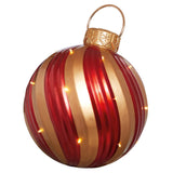 19'' Oversized Christmas Ornament with LED Lights for Holiday Season