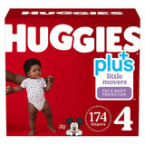 Huggies Plus Little Movers Diapers Sizes 3 - 7 (Select Size)