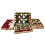 Christmas Tree Decorating Kit for Winter and Holiday Season, 170-Piece