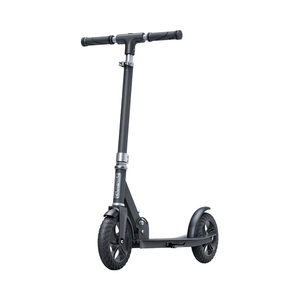 Jetson Obsidian Folding Kick Scooter, Durable Frame and Sturdy Wide Deck