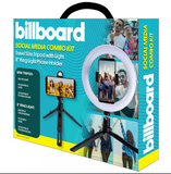 Billboard Social Media Combo Kit, 8" Selfie Ring Light & Tripod