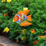Stylecraft Talavera Style Garden Fish Stake, 9” W x 3” x 6.5” H