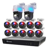 Swann Pro Enforcer 12MP 16-Channel NVR 10 Bullet 2 PT 4K Security Camera System