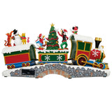 Animated Disney Holiday Train with Lights and 8 Classic Holiday Songs