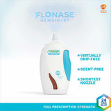 Flonase Sensimist Allergy Relief Nasal Spray, 3 Bottles 120 Sprays each