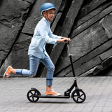 Jetson Obsidian Folding Kick Scooter, Durable Frame and Sturdy Wide Deck