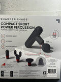 Sharpe Image Powerboost Move Deep Tissue Massager, w/ 4 Attachments, Whisper Quiet, Rechargeable