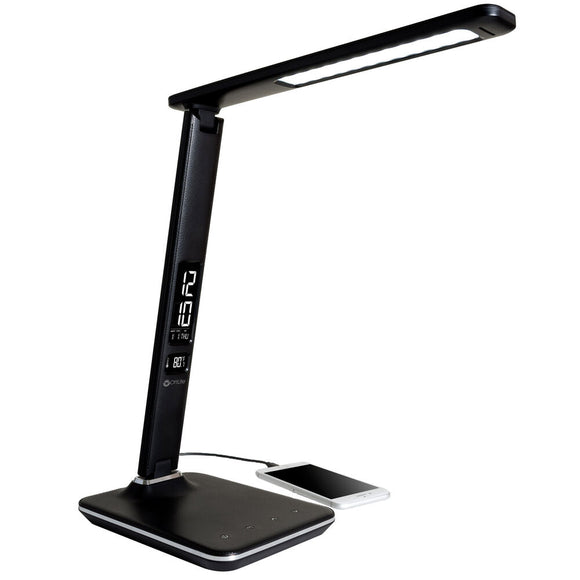 OttLite Wellness Series LED Executive Desk Lamp with 2.1A USB Charging Port