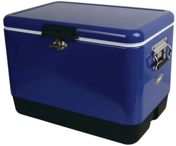 Coleman 54 Qt. Steel Belted Cooler, Keeps The Ice! 4-Day