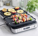 GreenPan Ceramic Nonstick Contact Grill Griddle, 7-in-1 Grill, Griddle and Waffle Maker