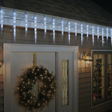 GE Energy Smart Twinkling LED Ice Crystal Icicle Lights, 40-Count