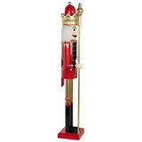 6' Gold Wood Christmas Nutcracker King Scepter