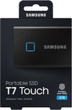 Samsung T7 Touch 2TB External USB 3.2 Gen 2 Portable SSD