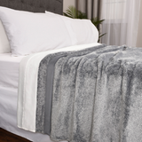 Kirkland Signature Plush Blanket, King or Queen Size Made from Fine Yarns