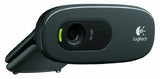 Logitech C270 HD Webcam, HD Video calls with Automatic Light Correction