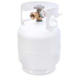 Flame King 5 Lb Steel Propane Cylinder Tank Refillable With OPD Valve Built-in Gauge