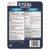 Xyzal Allergy 24 Hour Antihistamine 5 mg., 110 Tablets