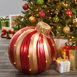 19'' Oversized Christmas Ornament with LED Lights for Holiday Season