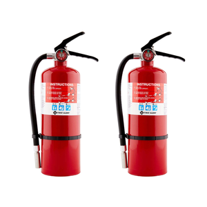 First Alert Chemical Rechargeable Fire Extinguisher, 2-pack
