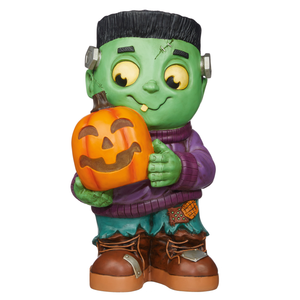 24" Halloween Monster Greeter with LED Pumpkin