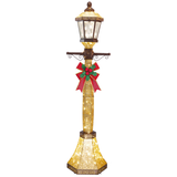 6' Christmas Lamp Post with 120 Warm LED Lights