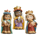 Christmas Baby Nativity Set, 12 Piece Set Hand-crafted & Painted