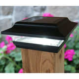 Classy Caps 4x4 Aluminum Imperial Solar Post Cap, 2-Pack Landscape Lighting