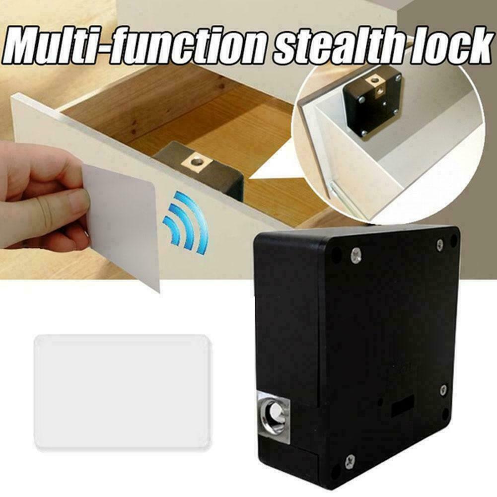 Smart Electronic Hidden RFID Cabinet Lock No Hole Easy Installation Fu –  Homesmartcamera