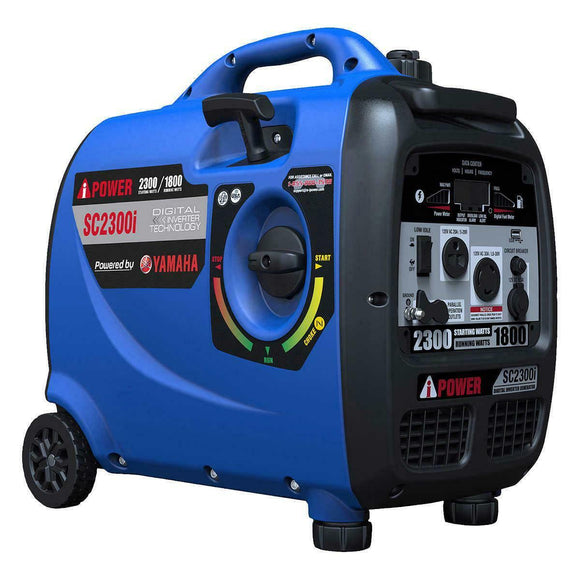 A-iPower SC2300i 1800W running/2300Peak Powered by Yamaha Inverter Gas Generator