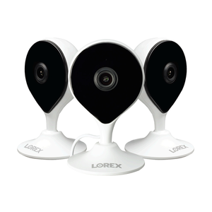 Lorex W261ASC-3PK, 1080p Full HD Smart Indoor Wi-Fi Security Camera 3-pack