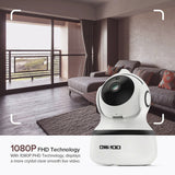OWSOO 1080P FHD WiFi IP Camera Wireless WiFi Panoramic Viewing Camera with Motion Detection